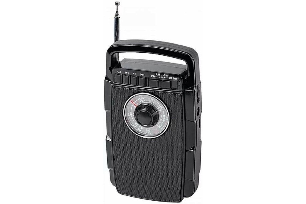 Радиоприемник РЕТРО портативный MAX MR-322, 5 Вт, FM/AM/SW, Bluetooth/MP3/micrоSD/USB/AUX, антенна, аккумулятор/батареи #1