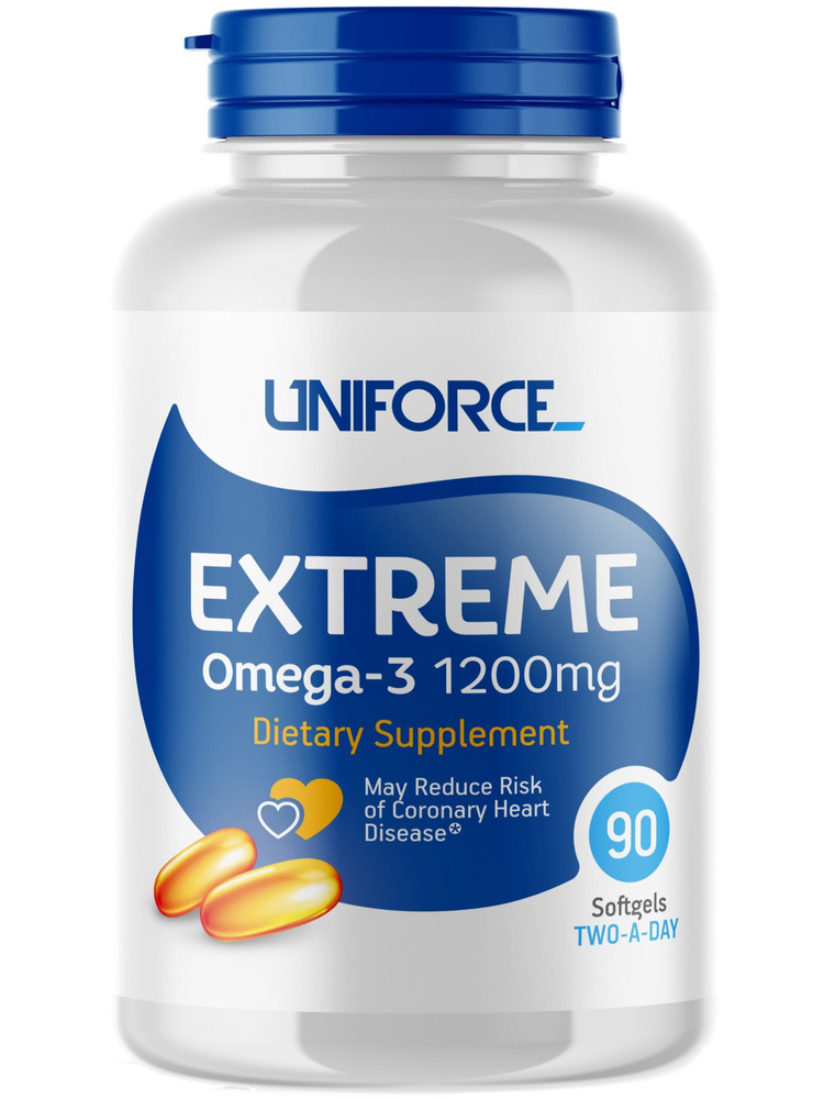 Omega 3 Uniforce Extreme Omega-3 1200 mg 90 капсул - купить с доставкой ...