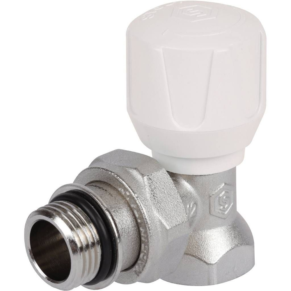 Клапан ручной терморегулирующий угловой STOUT SVR-2102-100015 1/2" (с дополнительным уплотнением)  #1