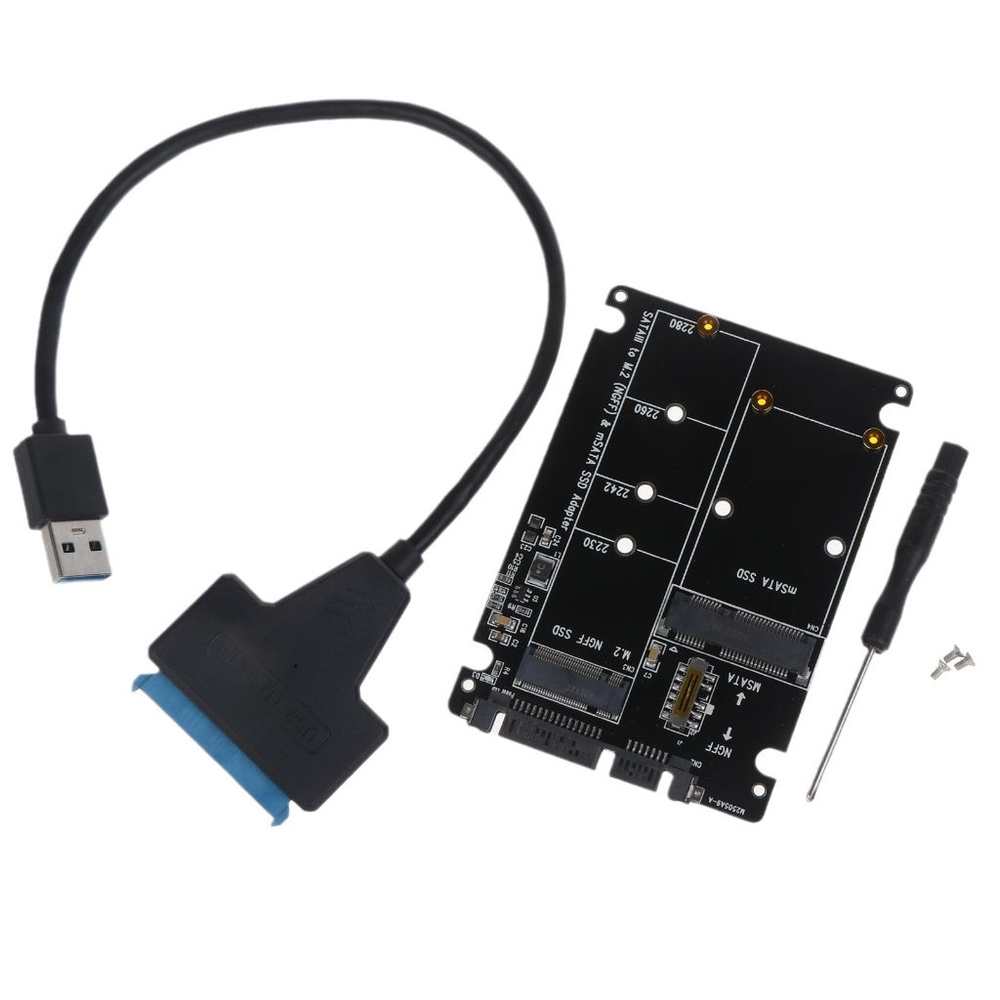Адаптер Msata-Sata 2,5 дюйма для платы M.2 60Gdps SSD NGFF и - купить с ...