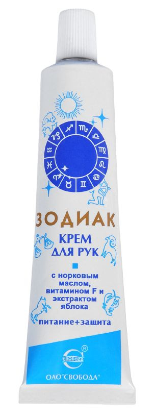 Крем для рук "Зодиак" с норковым маслом, витамином F и экстрактом ...