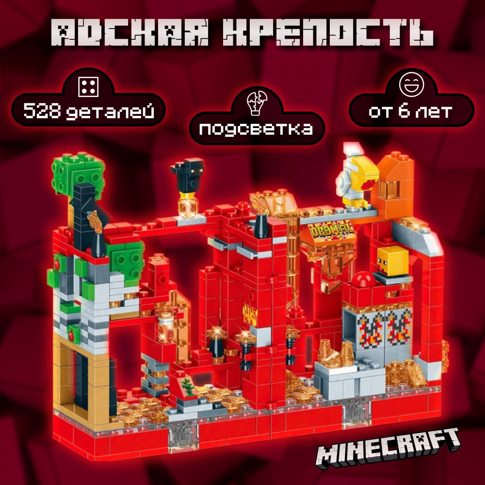 Конструктор майнкрафт игрушка Minecraft, набор 