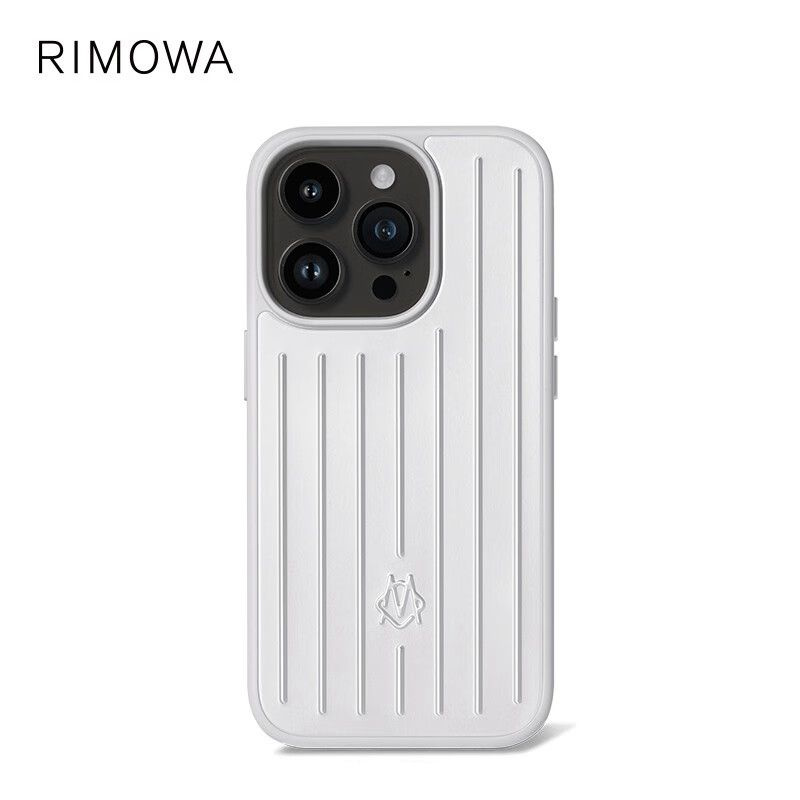 Чехол для смартфона Apple,RIMOWA Чехол для смартфона совместим с iPhone 15 pro, серебристый алюминиево-магниевый #1