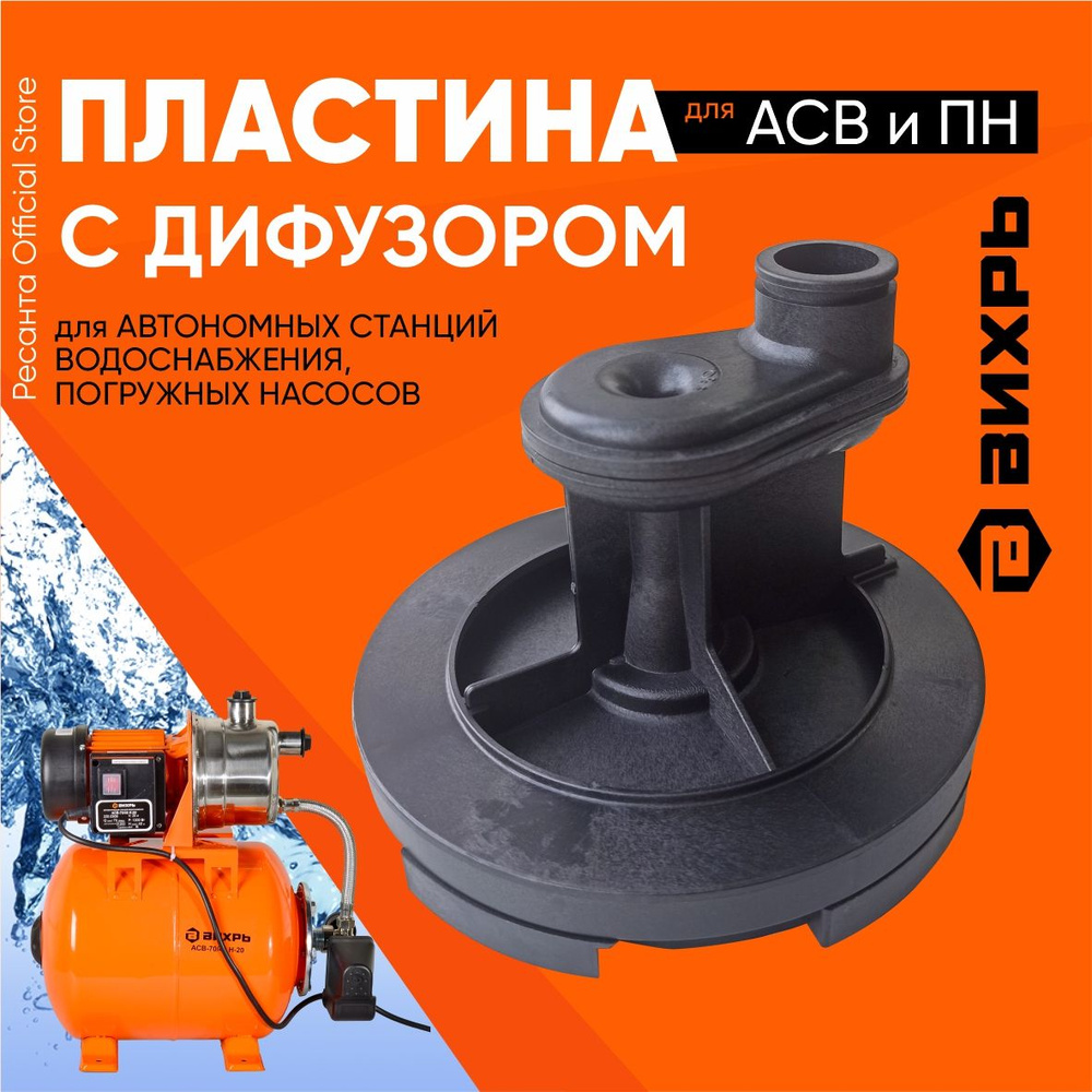 Комплектующие для садовых насосов Вихрь impeller vihr, 71/10/8 - купить по  выгодной цене в интернет-магазине OZON (839111416)