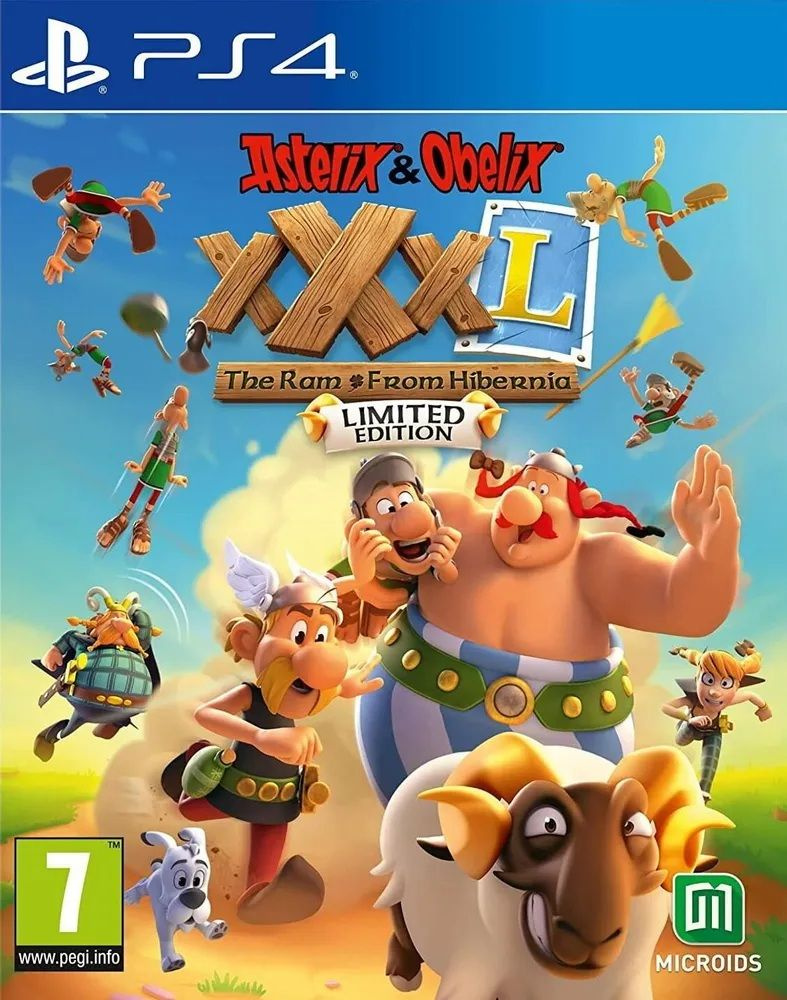 Игра Asterix & Obelix XXXL: The Ram from Hibernia - Limited Edition  (PlayStation 4, русские субтитры)