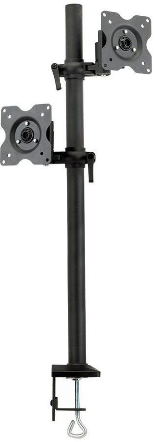 Кронштейн ЖК Kromax OFFICE-5 серый, настольный с поворотом и наклоном ...