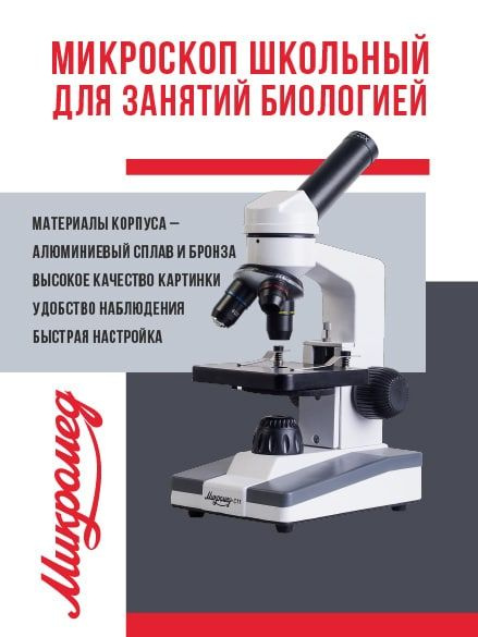 Микроскоп Микромед С-11, Биологический, 800 крат купить по выгодной ...