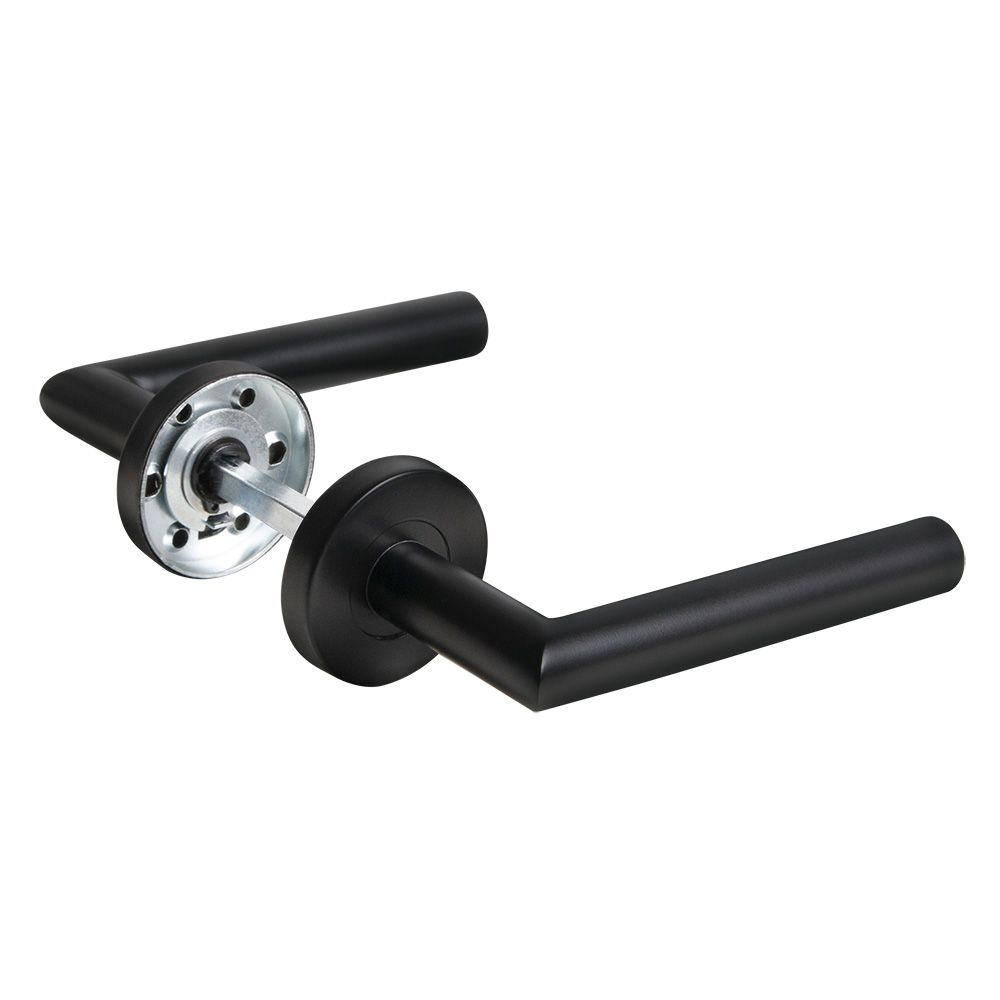 Ручка Fuaro (Фуаро) раздельная R.DSS201-0204/19 black (INOX 201 ...