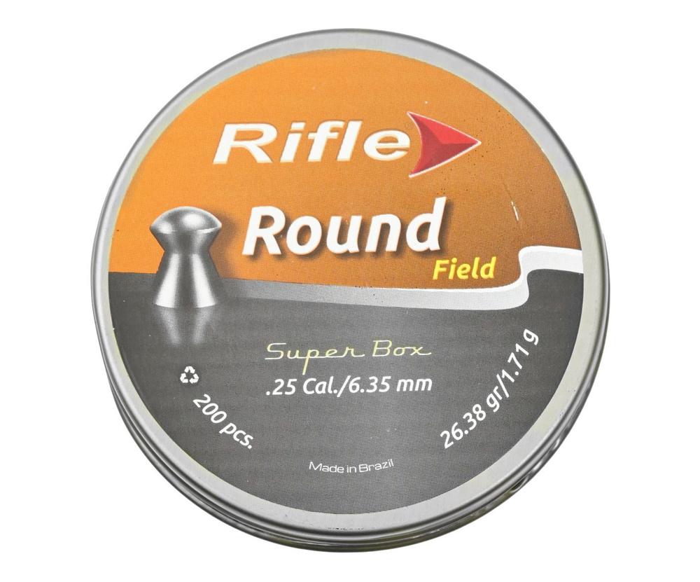 Пули пневматические RIFLE Field Series Round 6,35 мм, 1,71 г, 200 шт. #1