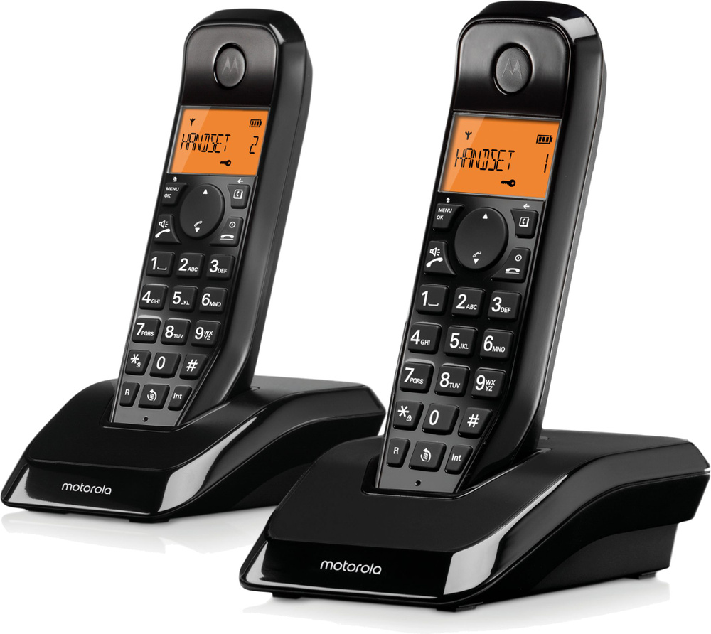 Радиотелефон DECT MOTOROLA S1202 (цвет черный)