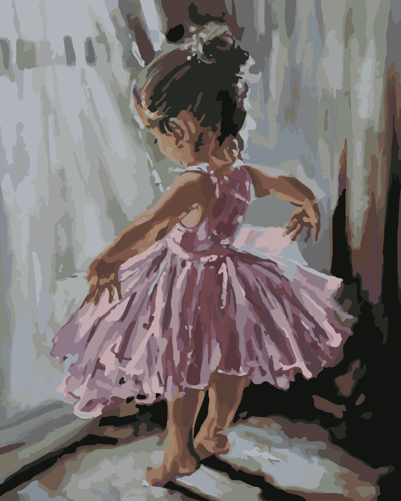 Балерина антистресс — раскраска