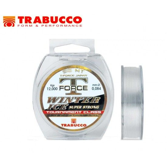 Леска для зимней рыбалки TRABUCCO T-FORCE WINTER ICE 25m 0,084mm 0,860kg прозрачная  #1