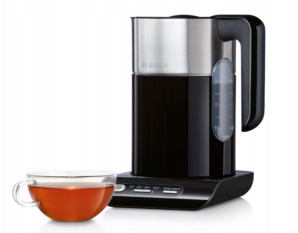 Купить электрический чайник Bosch Беспроводной TWK8613P 2400Вт, черный1 ...