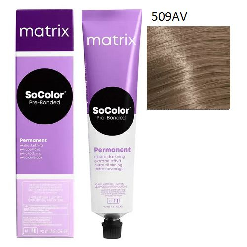 Крем краска MATRIX SoColor Pre-Bonded 509AV, 90 мл #1