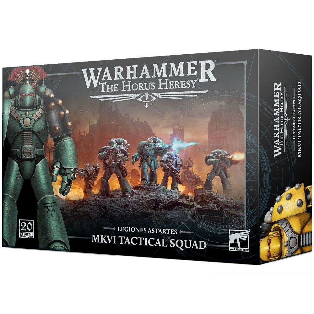 Миниатюры Warhammer Horus Heresy: Legiones Astartes: MKVI Tactical Squad -  купить с доставкой по выгодным ценам в интернет-магазине OZON (1139895334)