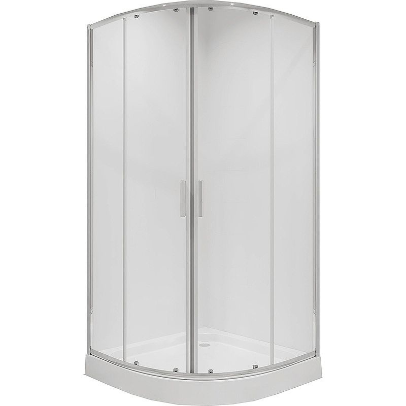 Душевой уголок Niagara Nova 100х100 NG-6607-08 профиль Хром стекло прозрачное #1