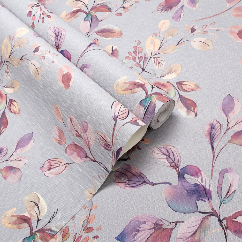 Обои виниловые 1,06 Simple Akvarel SP72033 акварель растения, раппорт ...