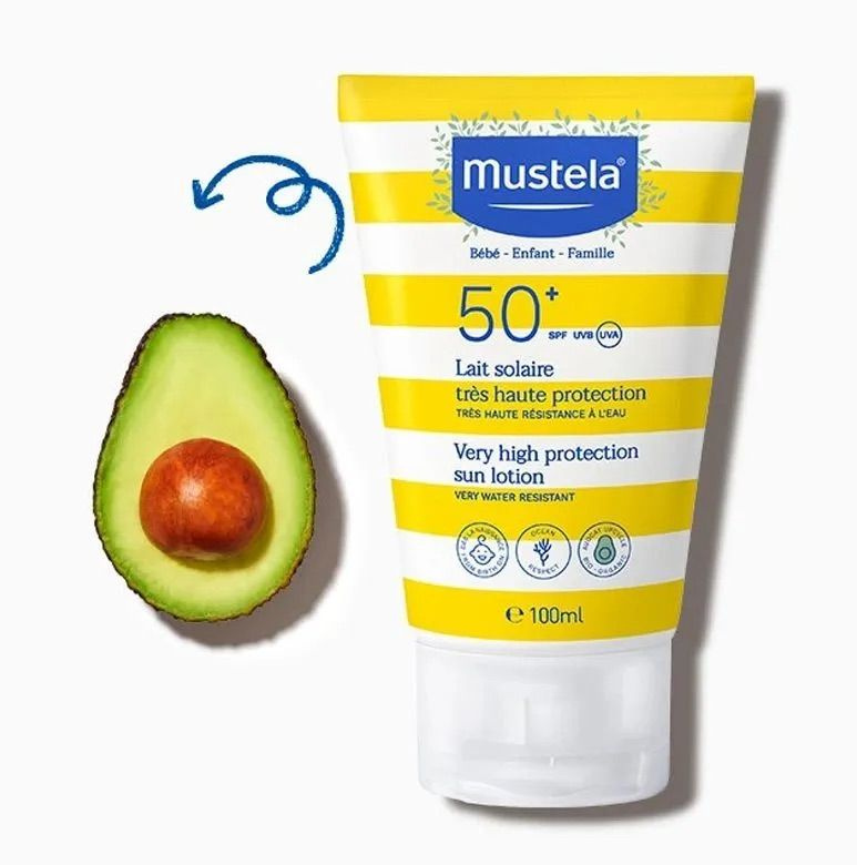 MUSTELA Солнцезащитный лосьон с очень высокой степенью защиты SPF50+ 100 мл (для всей семьи) #1