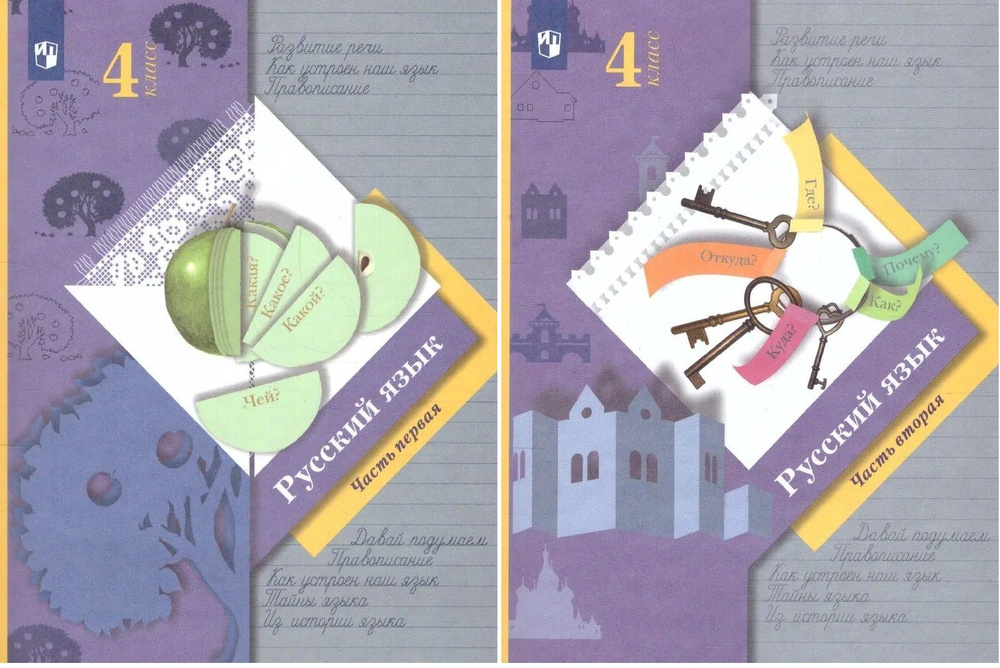 Иванов С.В. Русский язык 4 класс Учебник в 2-х частях (Комплект ...