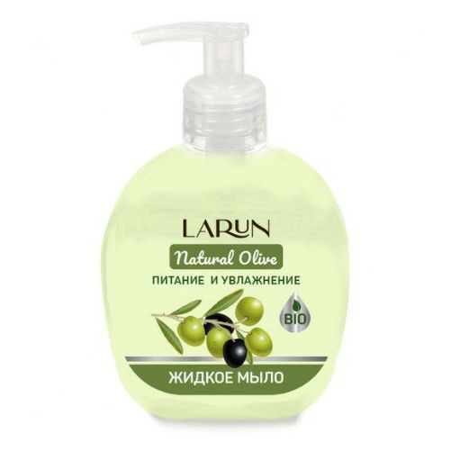 Larun Natural olive, Крем-мыло, Питание и увлажнение, 300мл #1