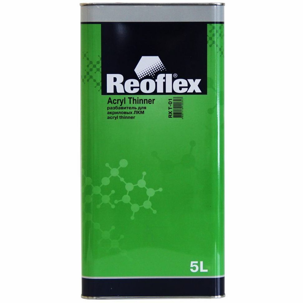 Разбавитель REOFLEX Acryl Thinner для акриловых ЛКМ стандартный, канистра 5 л., RX T-01  #1