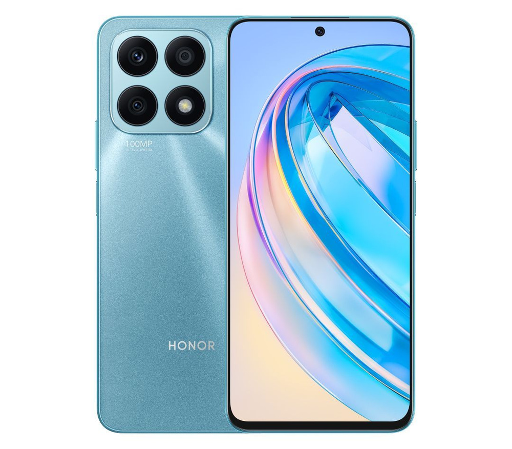 Honor Смартфон X8a Ростест (EAC) 6/128 ГБ, синий