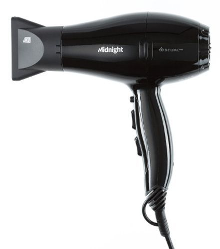 Фен DEWAL PRO MIDNIGHT, черный, вес 550гр, 2000Вт, ионизация, 2 нас, провод 3м  #1