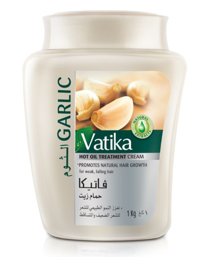 Маска для волос с чесноком для ломких и выпадающих волос Dabur Vatika ...
