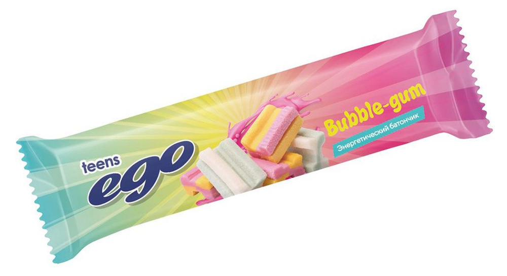 Батончик с протеином Ego со вкусом Бабл-гам в йогуртовой глазури, 25 г, 10 шт  #1