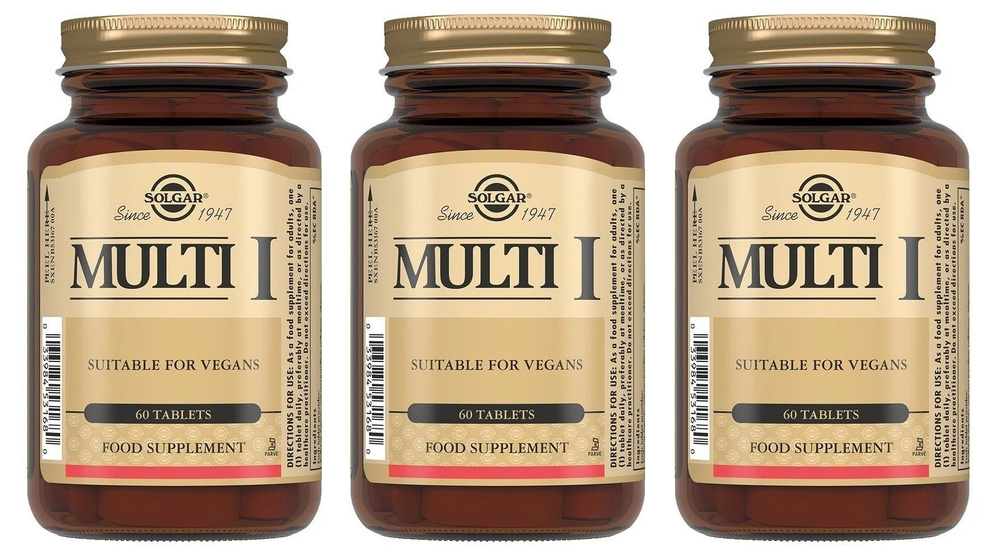 Solgar Multi-I (Солгар Мульти-I) витаминный комплекс, США, 60 таблеток ...