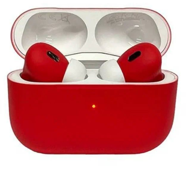 Беспроводные наушники Apple AirPods Pro 2 Color (USB-C), цвет Красный глянцевый (Glossy Red);Индивидуальное #1