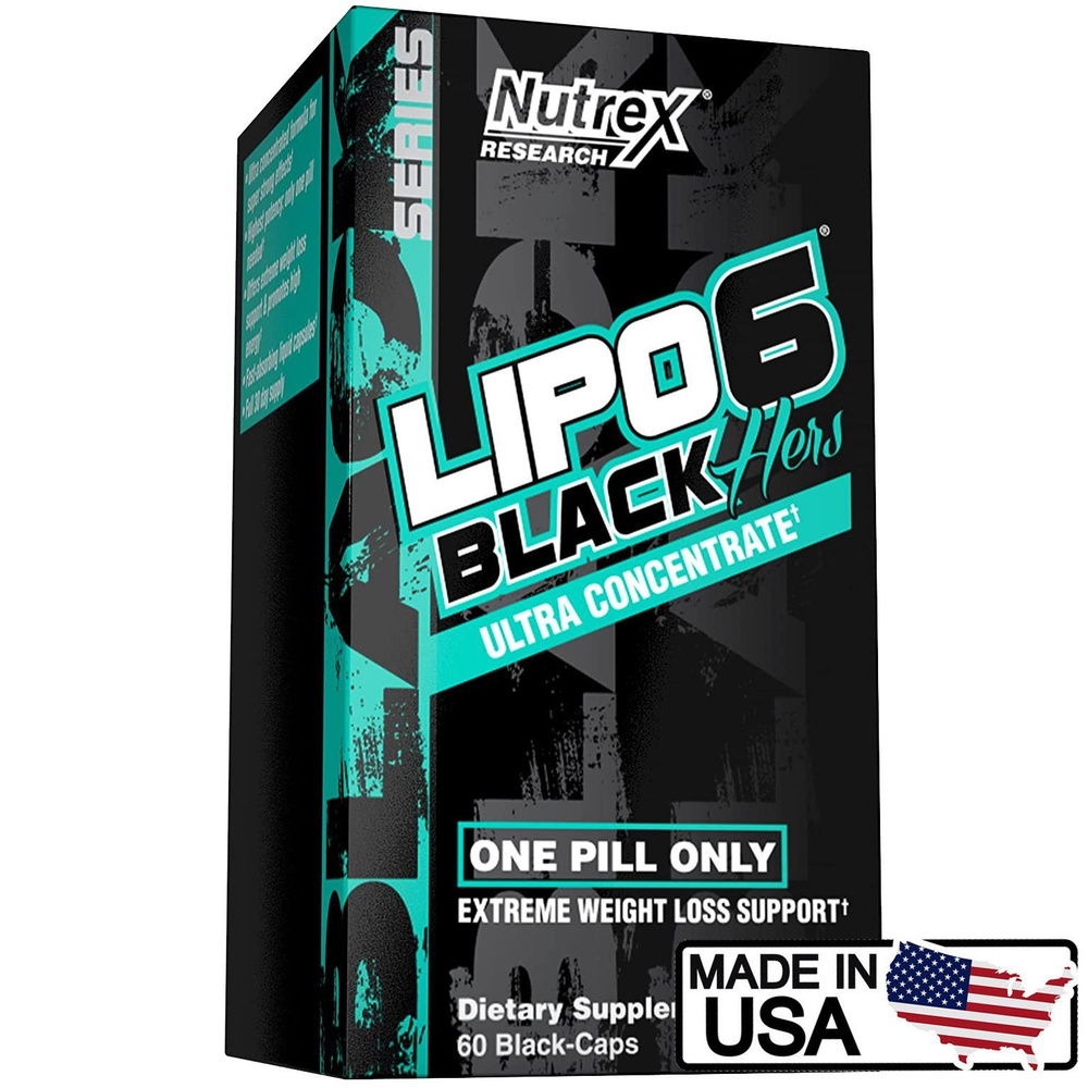 Жиросжигатель для женщин Липо 6, похудения Nutrex Lipo-6 Black Hers Ultra  Concentrate капсулы 60 шт (USA Version) - купить с доставкой по выгодным  ценам в интернет-магазине OZON (484547996)