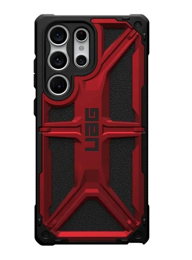 Чехол Urban Armor Gear (UAG) Monarch Series для Samsung Galaxy S23 Ultra, цвет Красный (Crimpson)  #1