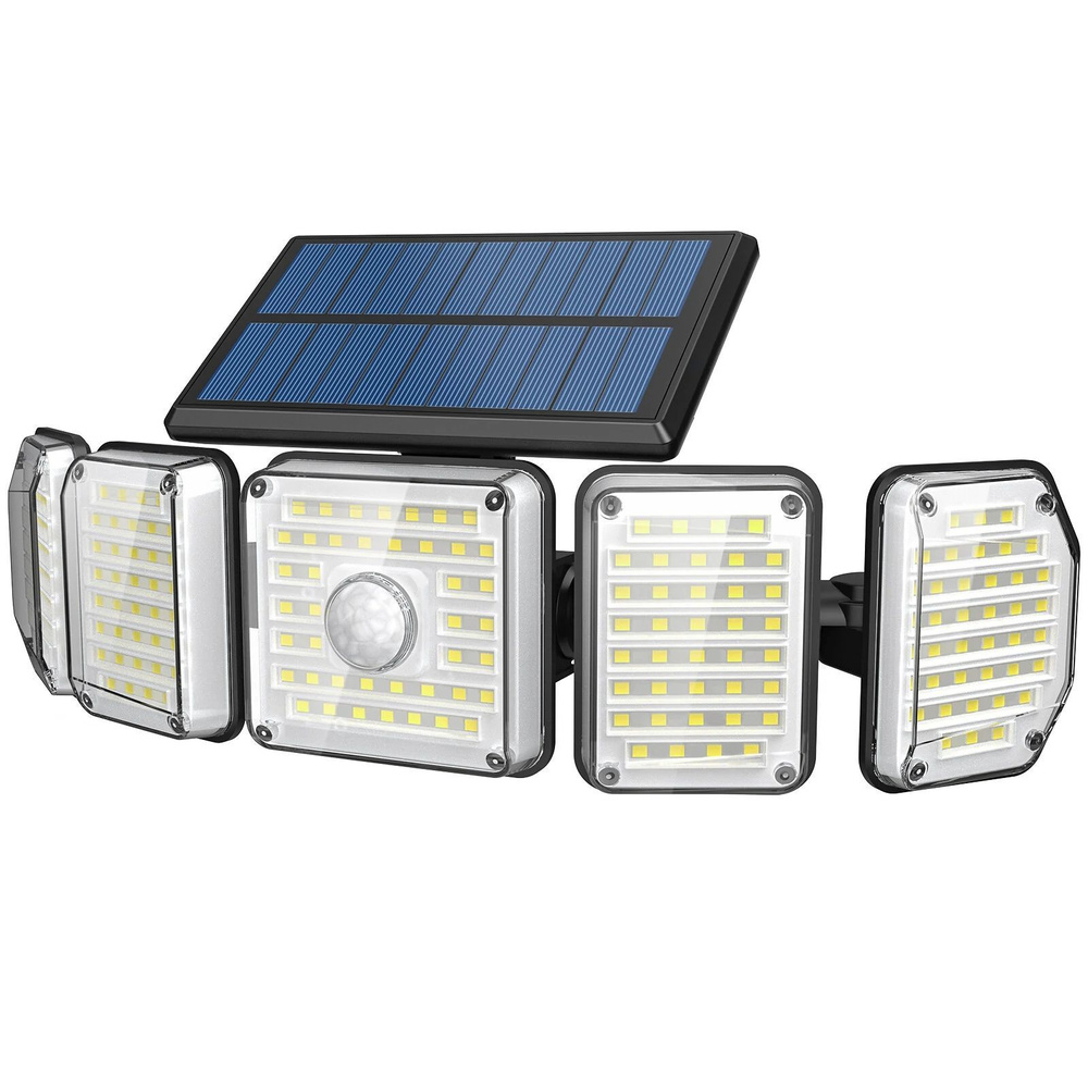 Светильник уличный настенный, на солнечной батарее Somoreal SM-OLT1 214 светодиодов, с регулируемыми #1