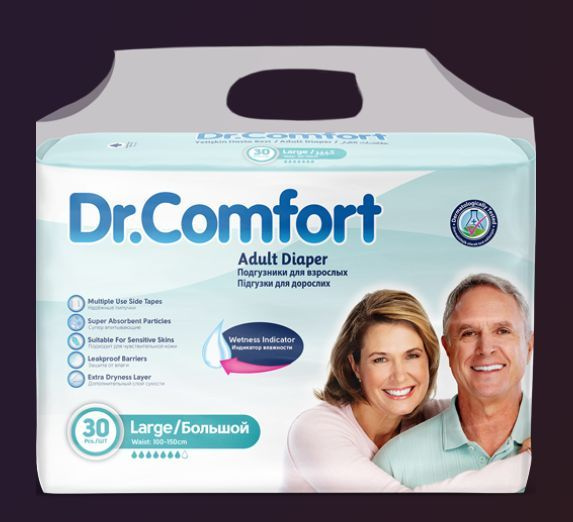 Подгузники для взрослых Dr.COMFORT L 30 шт #1