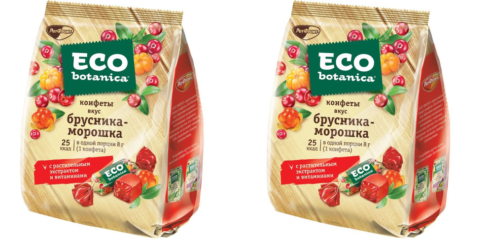 Eco Botanica Мармелад Брусника-морошка, 200 г, 2 уп - купить с ...