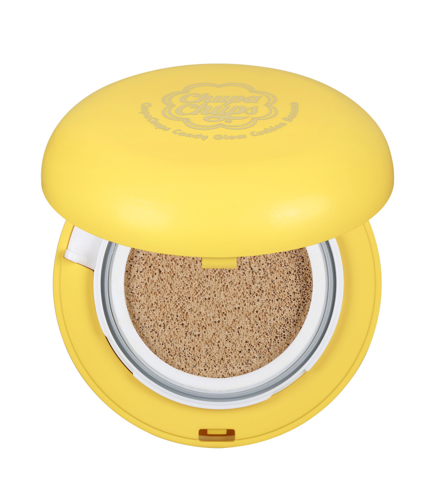 CHUPA CHUPS Тональная основа-кушон Candy Glow Cushion Banana SPF 50+ PA +++ (4.0 Medium)  #1