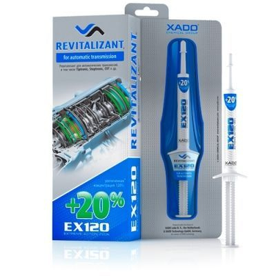 XADO Revitalizant EX120 Присадка гель для АКПП (шприц), 8мл #1