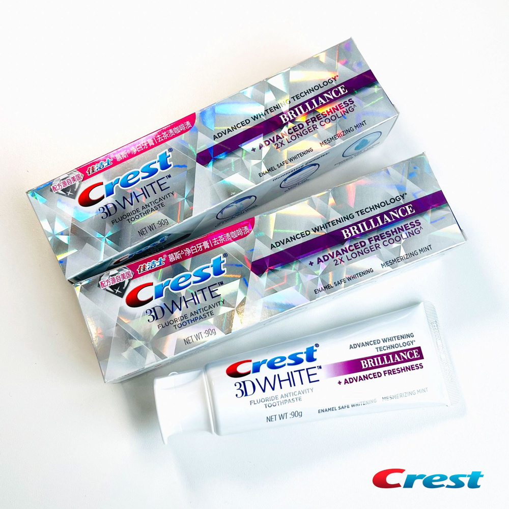 Crest 3D White профессиональная отбеливающая Brilliance Advanced ...