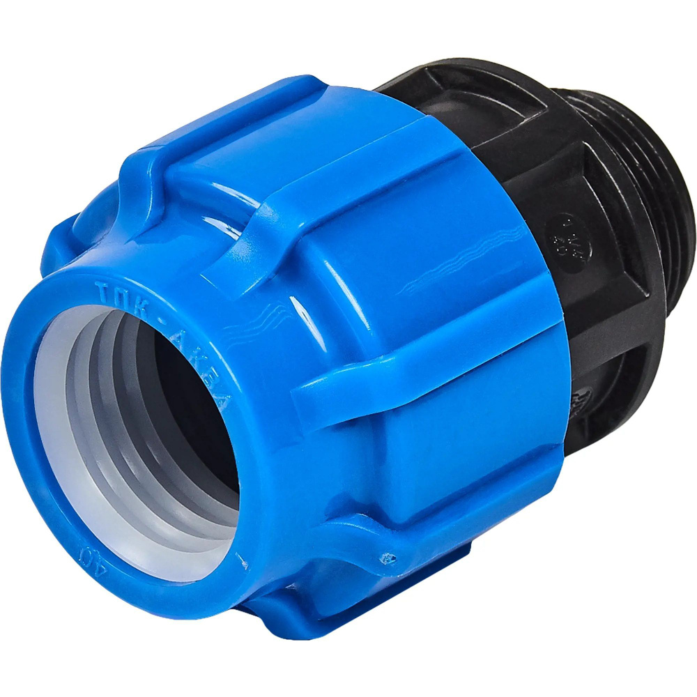 Муфта переходная ПНД PN16 RTP - наружная резьба 1" (25 мм.) на трубу ...