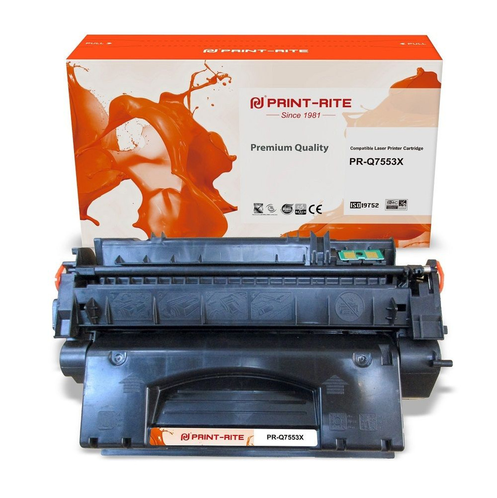 Print-Rite PR-Q7553X картридж лазерный (HP 53X - Q7553X) черный 7000 стр #1