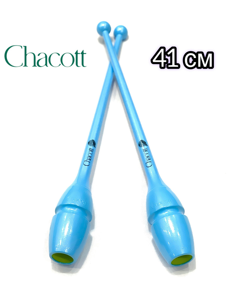 Булавы Chacott 41 см, Hi-Grip 2, цв. голубой #1