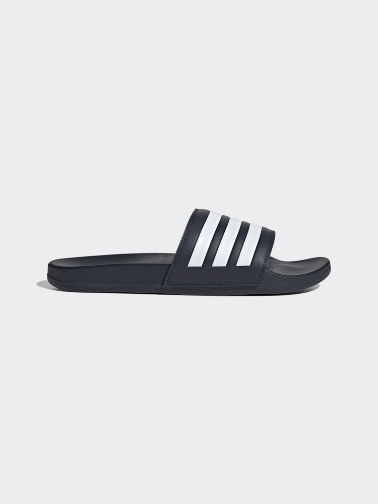 Adidas adilette white black best sale