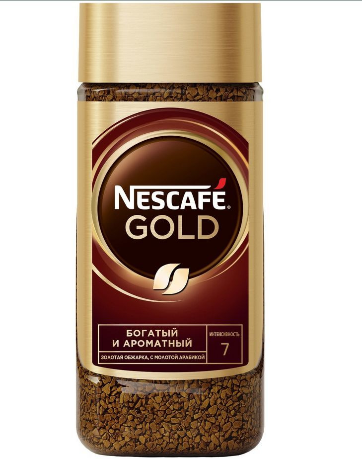 NESCAFE Кофе растворимый с добавлением молотого Голд 95г #1