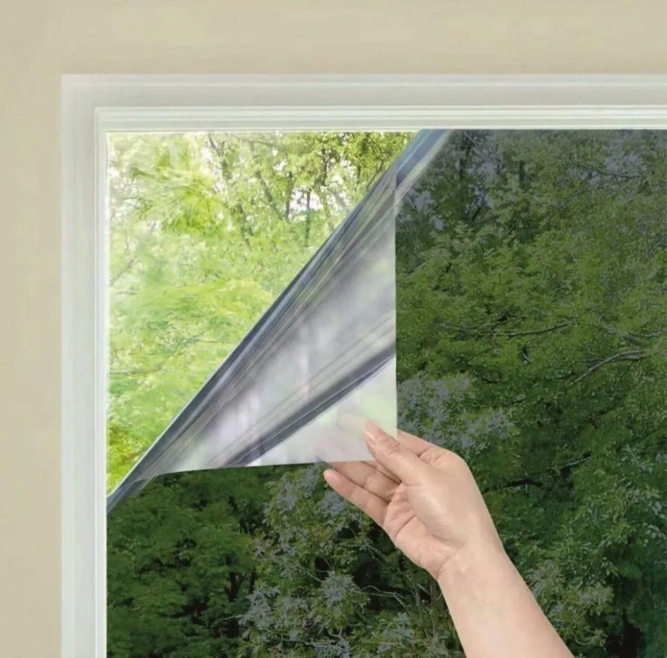 Пленка - штора для окна солнцезащитная зеркальная тонирующая 3 х 0,8 м  #1