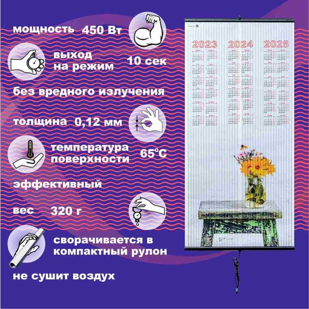 Обогреватель Бархатный сезон НЭБН_450 купить по выгодной цене в  интернет-магазине OZON (851855742)