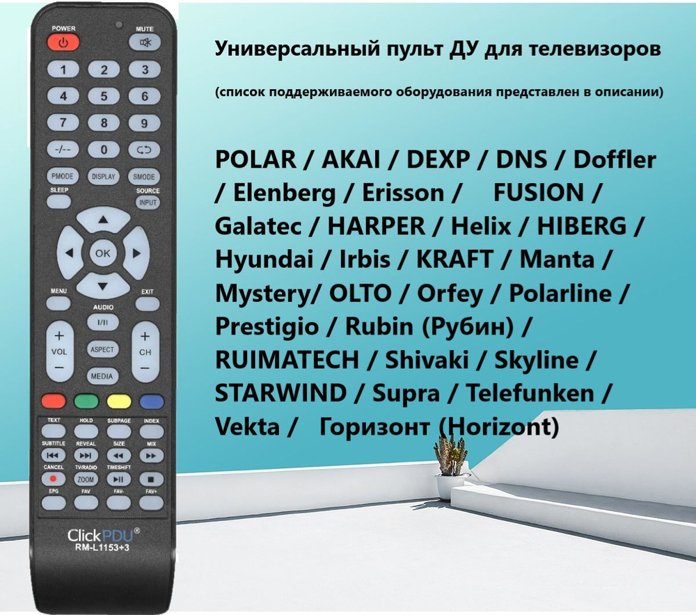 Пульт ДУ ClickPDU RM-L1153+3 для POLAR - купить по выгодной цене в ...