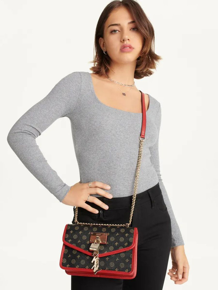 Кросс боди DKNY Elissa. DKNY Elissa Crossbody. Сумка DKNY кроссбоди. Elissa small Heritage logo Crossbody.