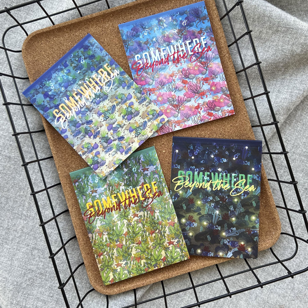 Блокноты для заметок МОРЕ / Блокнот для записей в точку PAPPI STORE, 4 ...