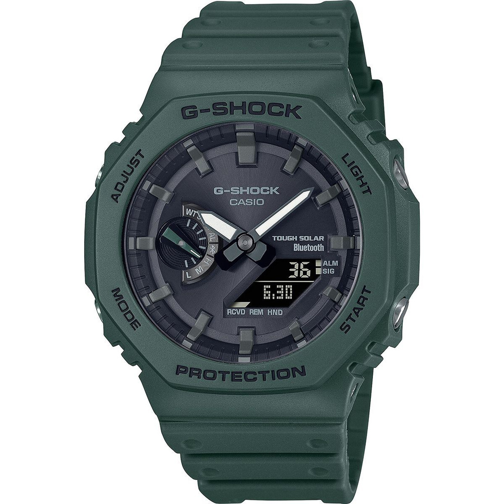 Японские мужские наручные часы Casio G-Shock 2100 GA-B2100-3A - купить с  доставкой по выгодным ценам в интернет-магазине OZON (993471554)